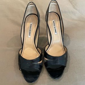 Manolo Blahnik black heels